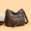 Mother Bag Women's Crossbody Bag Soft Leather Large Capacity Shoulder Bag