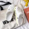 New hole shoes women's summer outer wear couple student cute beach shoes sandals shoes non-slip