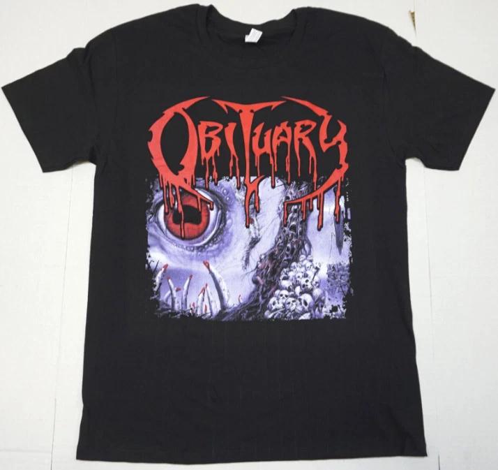 OBITUARY Death Metal Band T-Shirt Men s Black Adult Graphic Tee New unisex XXXXL