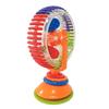 Rotating Ferris Wheel Baby High Chair Stroller Toy with Suction Cup and Pinwheel Rattle