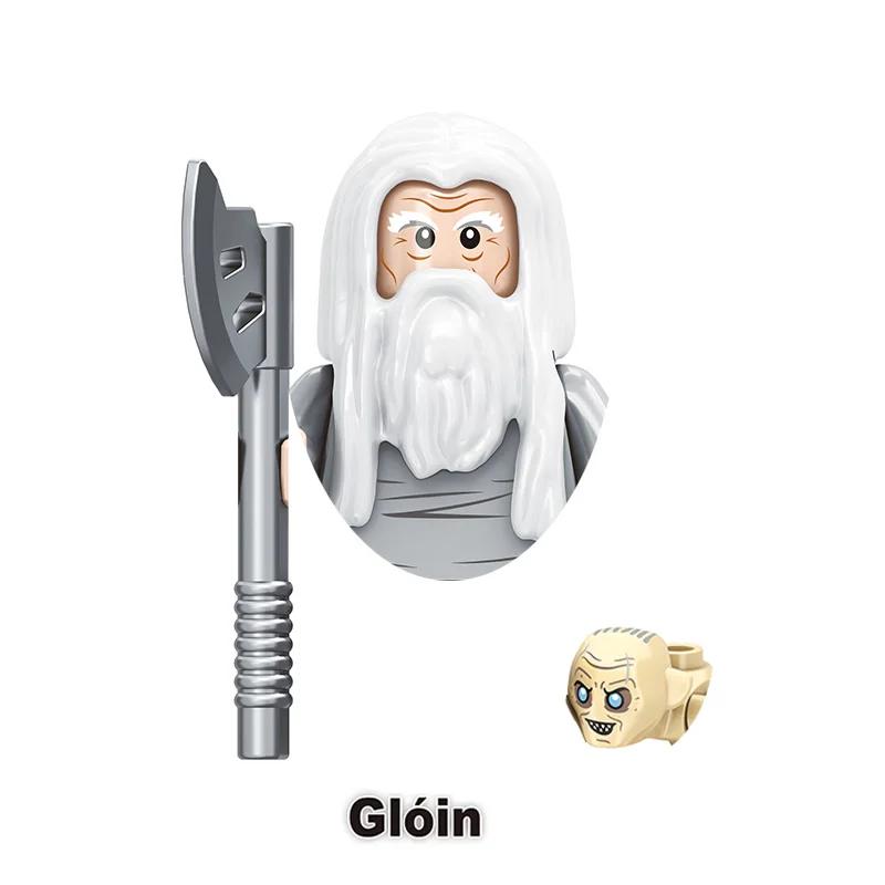 Kids Toys Medieval Film Figures Series Goblin Orcs Uruk-hai Sauron Assembly Model Small Particles Building Blocks Boys Gifts