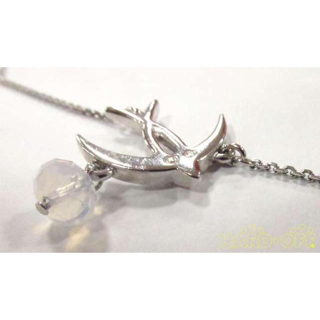 Used SWAROVSKI Swallow Motif Necklace with Stone