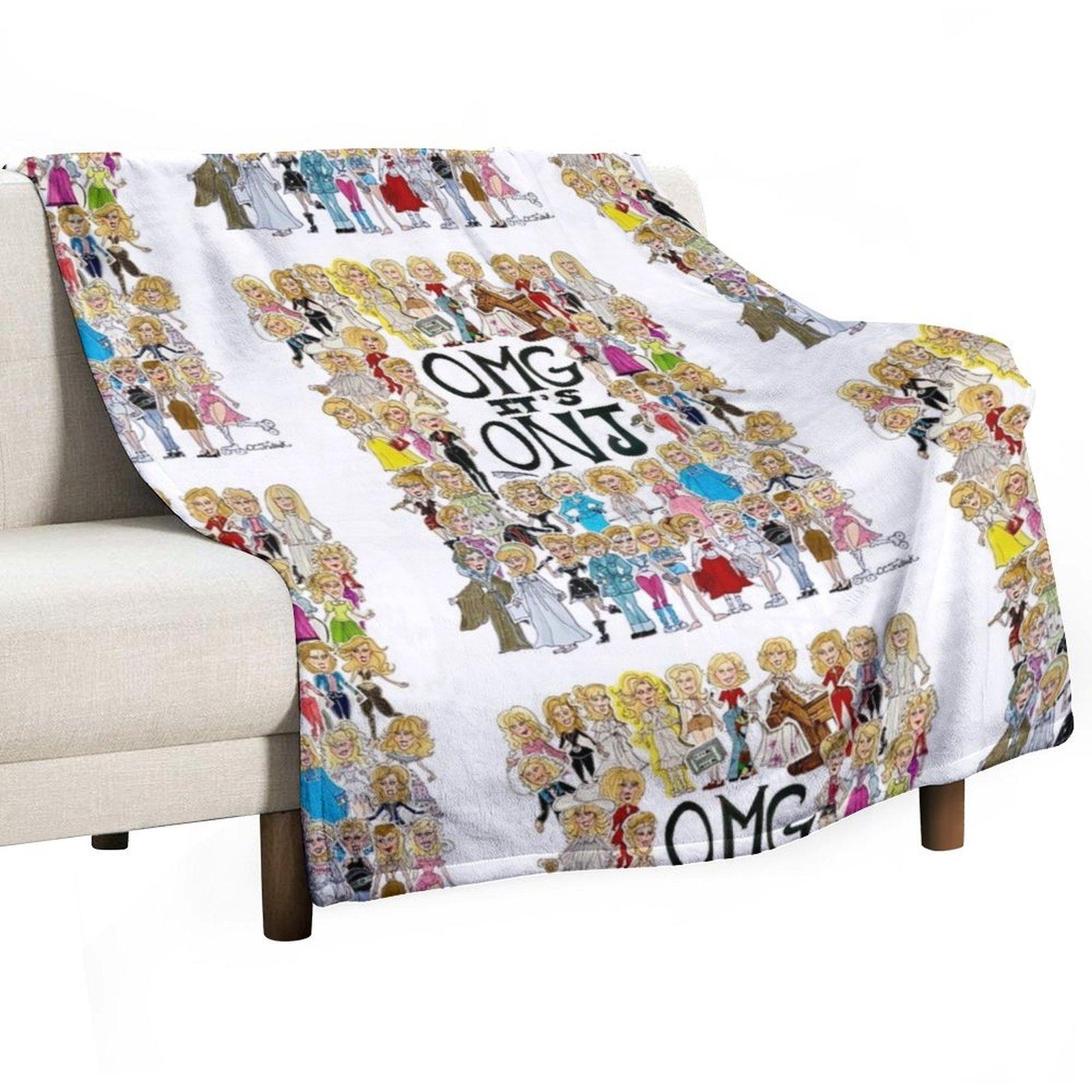 

CC Trubiak s OMG It s ONJ 2.0 Throw Blanket Large anime Luxury Brand cosplay anime Blankets 30x40in
