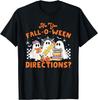 Retro Are You Fall O Ween Directions Teacher Halloween Ghost Unisex T-Shirt Mens Womens Tees Top
