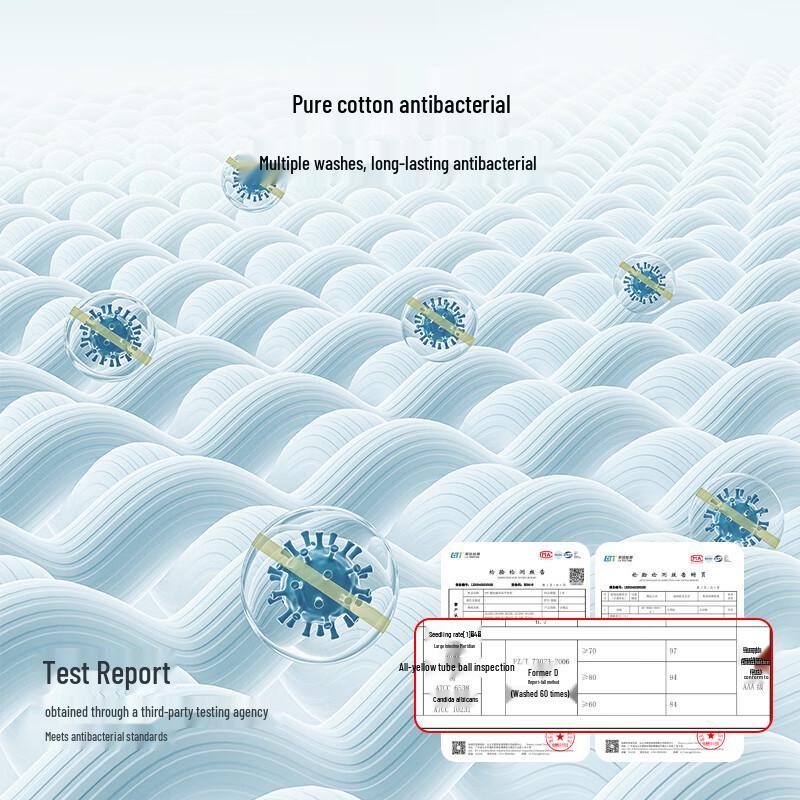 Cosmo Lady Women's Mid-Waist Pure Cotton Lace Trim Briefs (4-Pack)