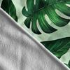 1pc Leaf print beach towel, made of polyester, machine washable, suitable for travel, swimming pools, and camping.