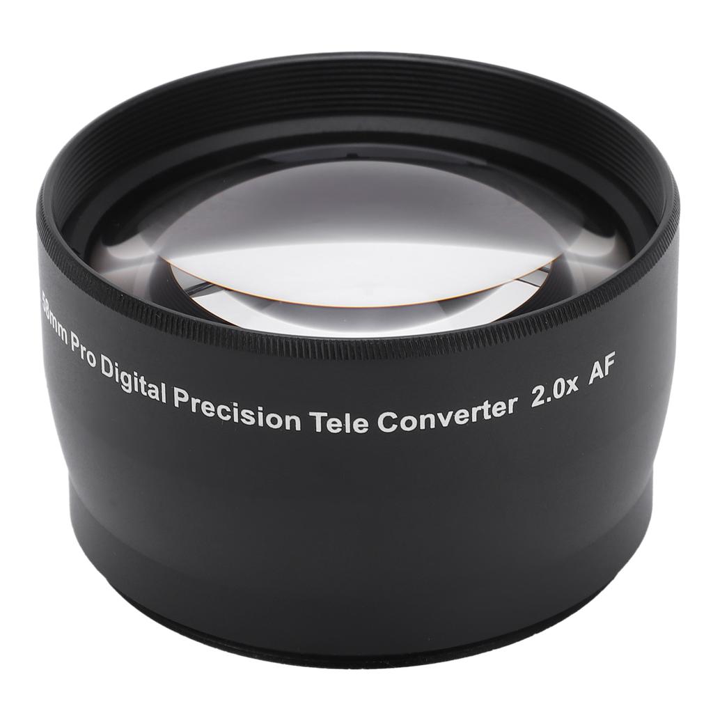 58mm 2X Magnification Telephoto Lens Teleconverter Lens for 58mm  Diameter Camera Lens