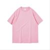 Men's Heavyweight Pure Cotton Short Sleeve Round Neck Casual White T-shirt