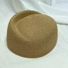 Elegante Berretto in Paglia Traspirante Look Vintage Cappellino da Hostess Fedora Cappello da Sole Festa Cocktail