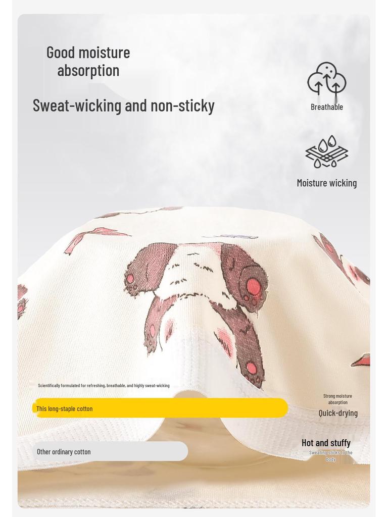 Girls' Pure Cotton Boxer Briefs - Class A, No-Pinch Design, Soft Cotton Crotch for Students and Toddlers