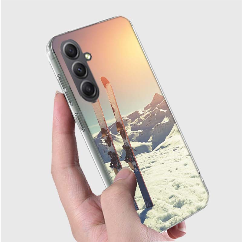 Skiing Snow Snowboard Ski Phone Case for Samsung A16 A26 A36 A56 A17 A37 A57 A07 A06 A02S A03 A04S A05S Galaxy Note 20 10 A50S A