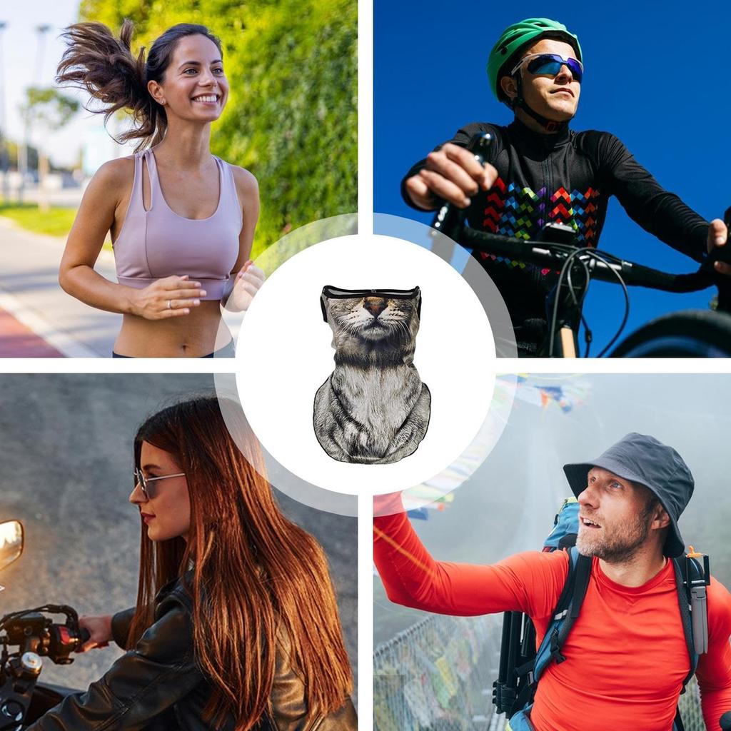 [Gevrkjenp] Face Sun Cover for Cycling, Driving | UV Face