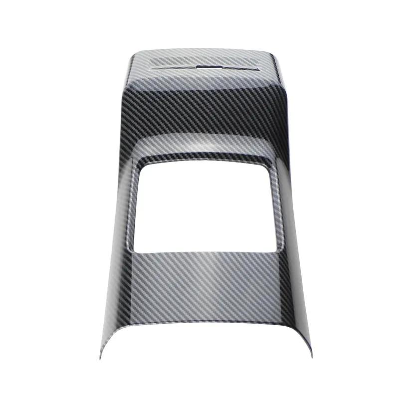 Carbon Fiber for MG 4 MULAN EV MG4   2024+ Car Inner Central Armrest Back Vent Cover Sticker Trim