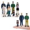 Model Simulation Character Dad Mom Grandpa Grandma Boy Girl Baby Doll Decoration