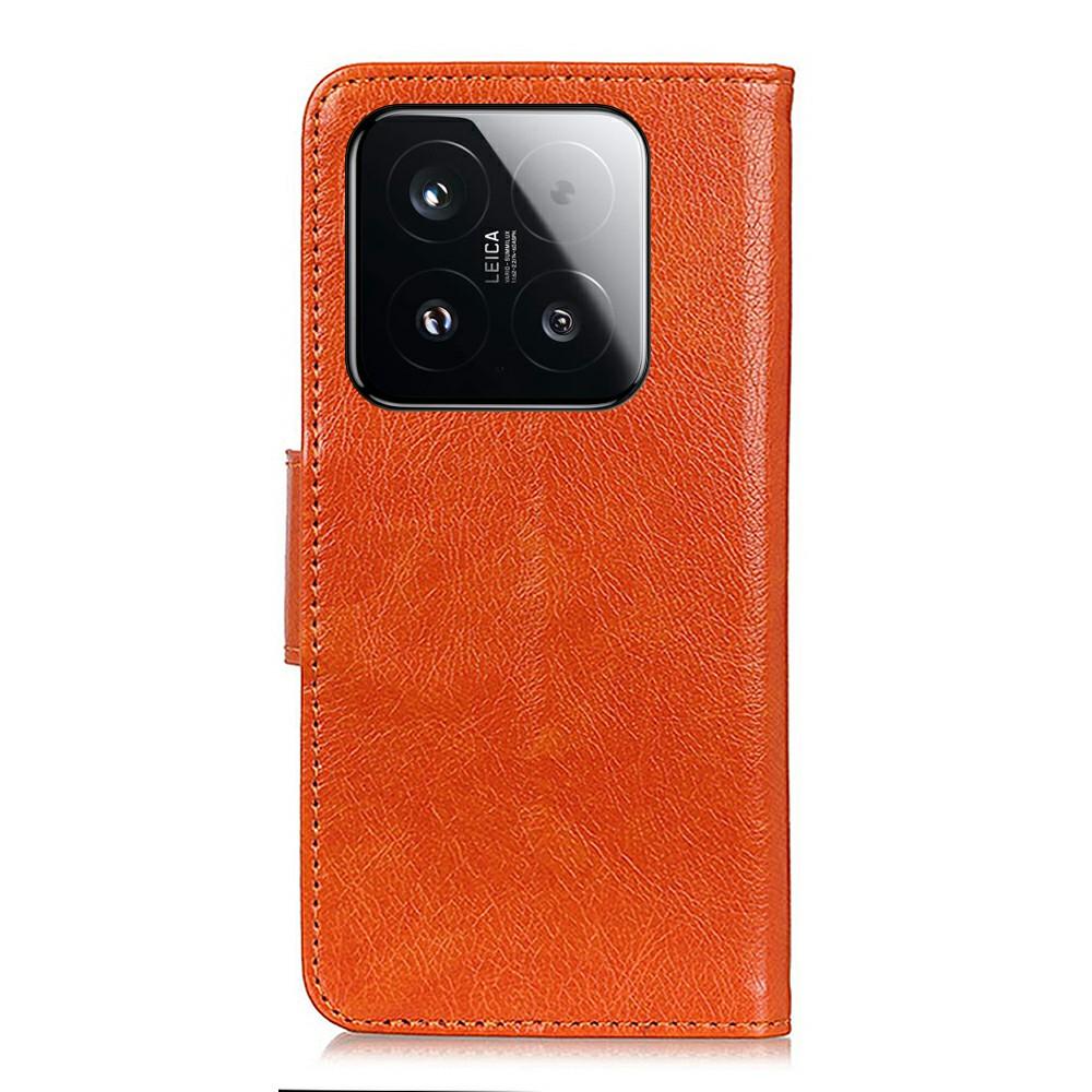 For Xiaomi 15T Case Nappa Texture Split Leather Wallet Phone Cover