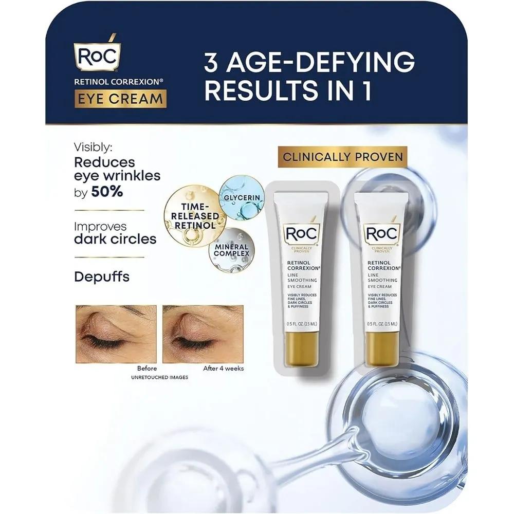 RoC Reninol Correction Eye Cream 15ml Set of 2