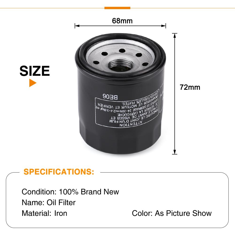 Motorrad-Ölfilter für Honda CBR600 F2 F3 F4 F4i CBR600RR CBR1000RR Ölfilter