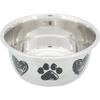 TRIXIE Stainless Steel Bowl - 1 L - Ø 15 Cm - For Dog