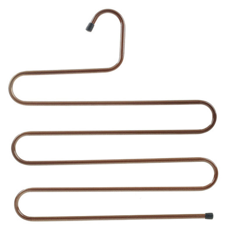 Multi-Layer Stainless Steel Pants Hanger, Space-Saving Closet Organizer Rack for Trousers Skirts