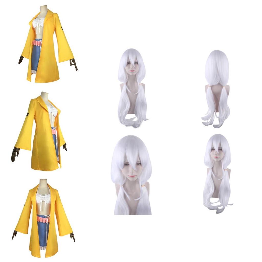 Danganronpa V3 Angie Yonaga Cosplay Costume With Exquisite Workmanship Coat Skirt Wig