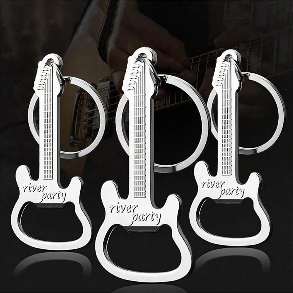 1 Stück-Schlüsselanhänger Gitarrenform Flaschenöffner Gitarrenanhänger Schlüsselanhänger Geschenk