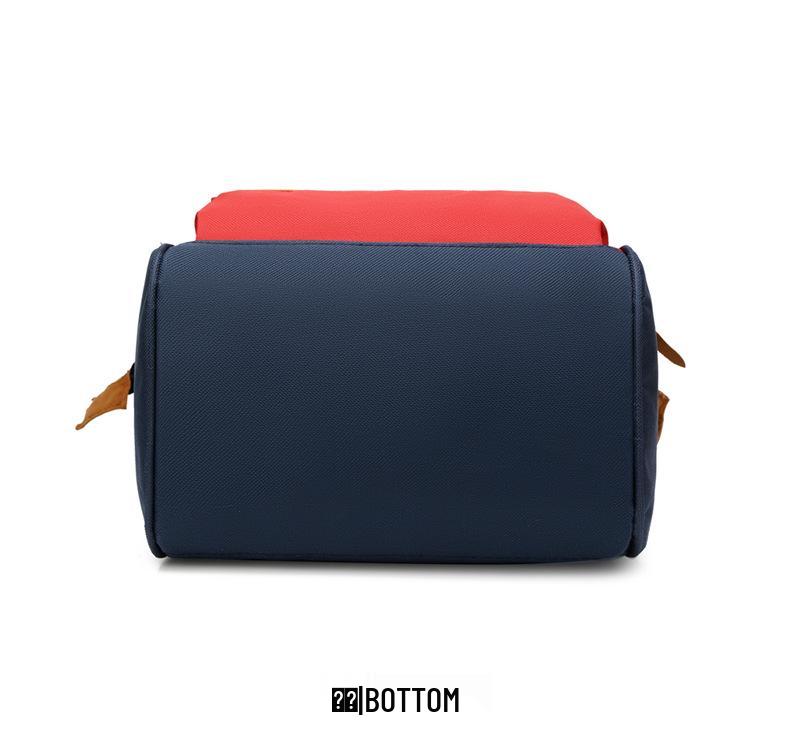 Batoh z plátna s velkým ocelovým klipem v japonském stylu pro ženy a studenty