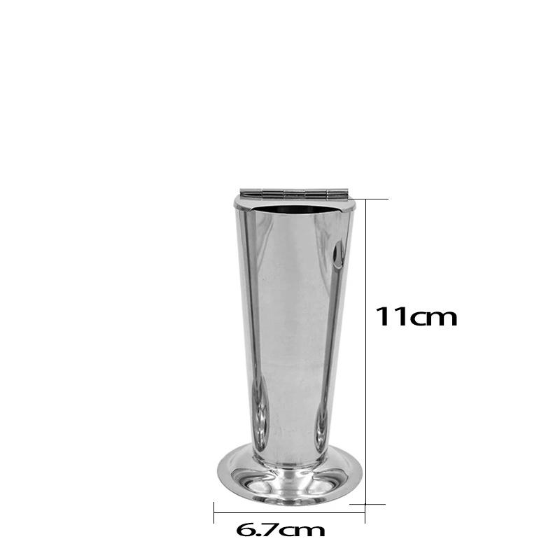 Dental Tweezer Cylinder Barrel Holder Stainless Steel Tweezers Forceps Scissors Barrel Plier Jar Holder Dental Tools