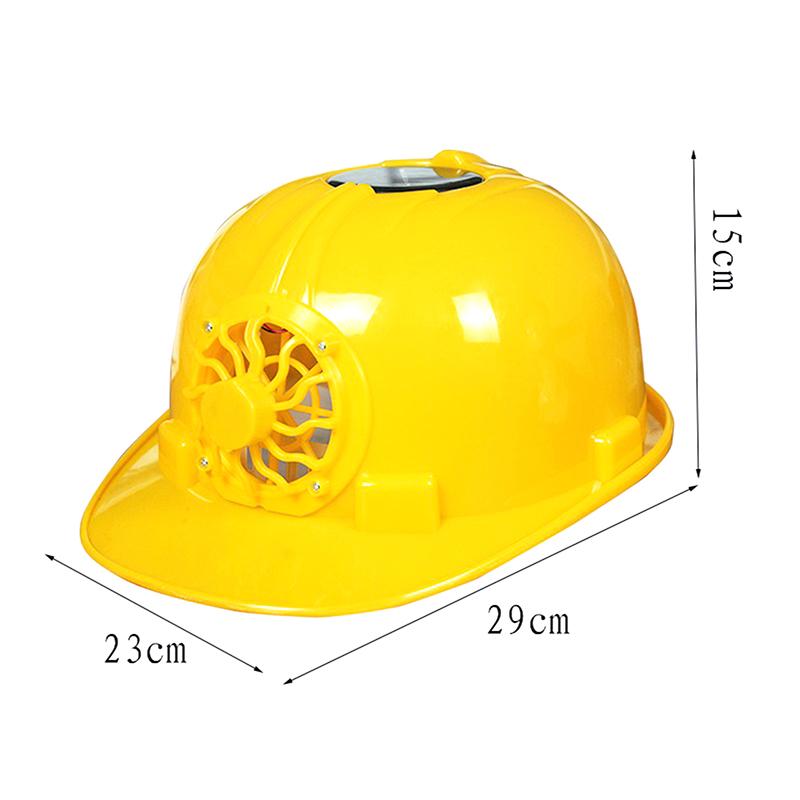 Casco de Seguridad con Ventilador Solar, Sombrero de Protección Solar, Gorra Impermeable Ajustable Estilo Casco Ventilado Para Trabajo, Construcción del Hogar