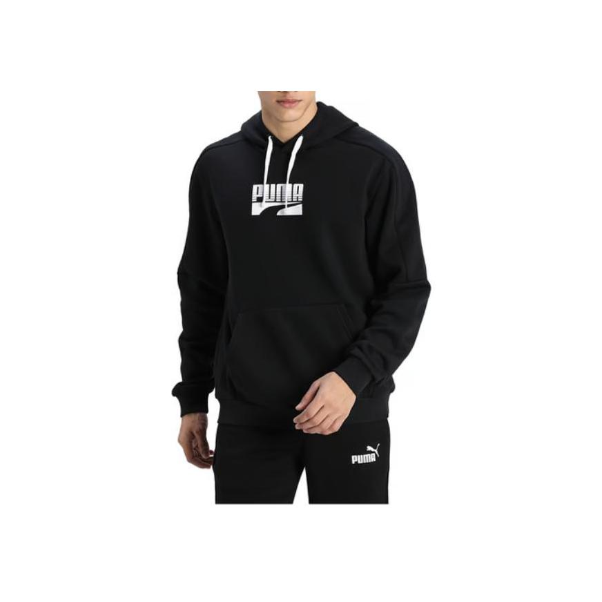 Puma Knit Sport Hoodie Men Hoodies Black 581664-01