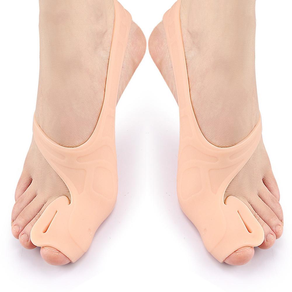 

2Pcs Bunion Corrector For Women Men Toe Pain Relief, Gel Big Toe Straightener Spacers, Bunion Correction Socks Splint