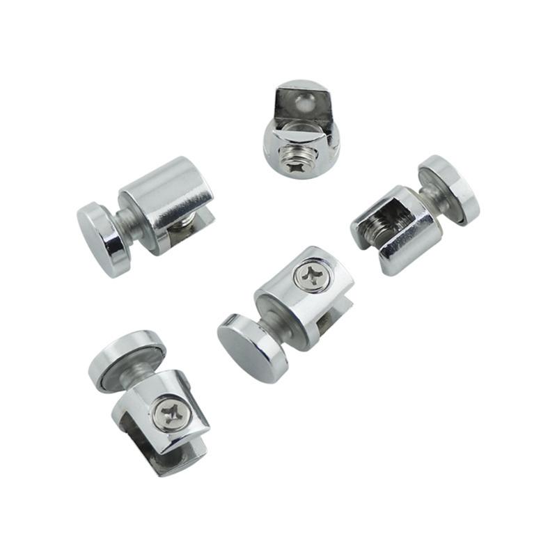 Adjustable Shelves Corner Bracket Glass Clamp Holder Bracket for 10-12mm Thick Glass Metal Fix Clamp Glass Support Plate