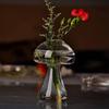 Glass Mushroom Vase Clear Small Bud Flower Vase Cute Mushroom Propagation Stations for Home Room Kitchen Office Windowsill Decoration