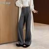 Her Pond Women's High-Waist Drape Straight-Leg Casual Pants