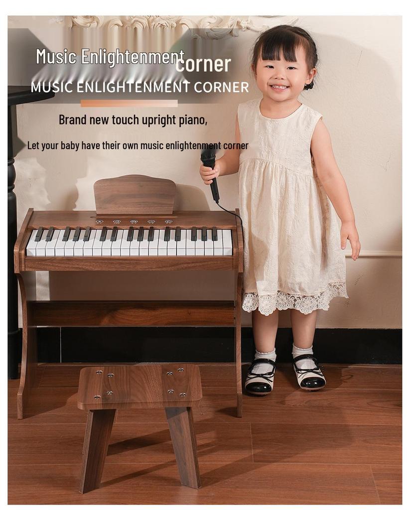 37-Key Vertical Touch Screen Xylophone Children's Electronic Piano Toy