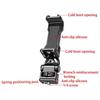 Multi-functional Camera Phone Clamp 1/4'' Screw Vertical Shooting Cell Phone Tripod Clamp 360° Rotatable Cold Shoe Mount