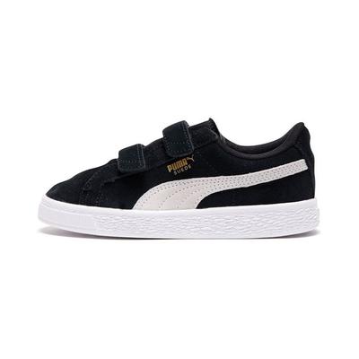 2 Λουράκια Velcro Casual Χαμηλά Παπούτσια Skate Αθλητικά Παπούτσια Παιδικά Μαύρο Λευκό 359595-01