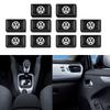 OBTLU1 10pcs Epoxy Car Button Stickers Control Panel Decal for VW Golf Passat Jetta T3 T5 Bora Caddy Vento Touareg Polo T4 CC Mk6