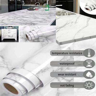 Arte de Pared Adhesivo Impermeable Papel Pintado de Pared PVC Para Cocina Autoadhesivo Resistente a Altas Temperaturas Pegatinas 40cm A Prueba de Aceite