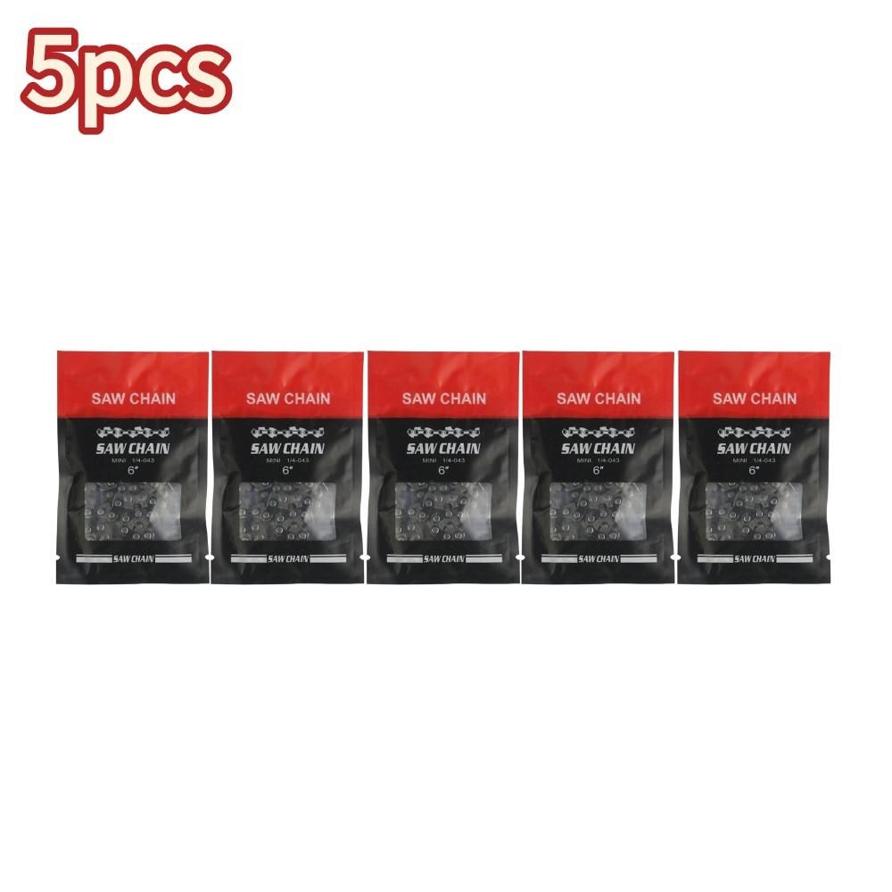 Versatile 6/8 Inch Metal Chainsaw Chains, Electric Saw and Wood Cutting Equipment Spare Parts