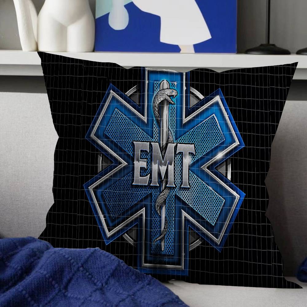 Ems Star Of Life Cushion Cover Pillow Cover Decor Pillowcase Printed Cushion Case For Couch