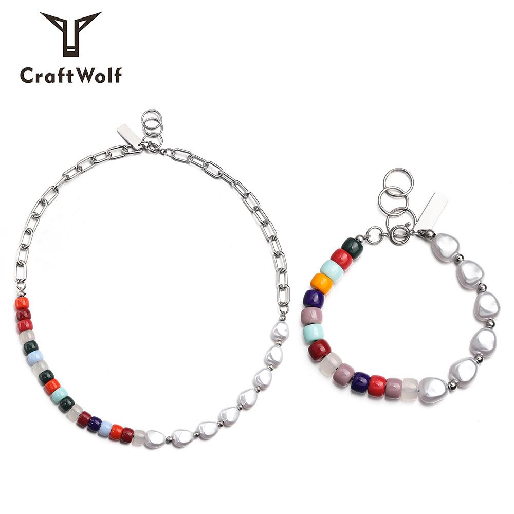 Bohemian Baroque Pearl Necklace: European and American Cross-Border Style