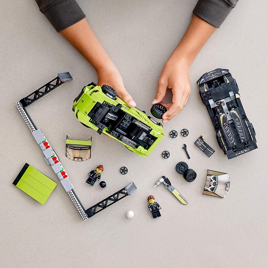 LEGO Campionul vitezei Lamborghini Urus Huracan Super Trofeo EVO 76899 ST-X &