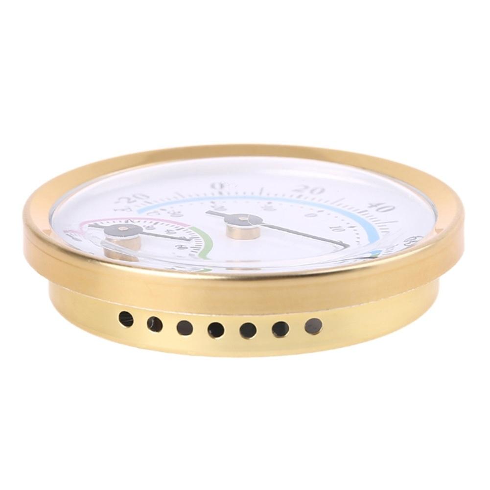 2.28\" Thermometer Hygrometer Wall Hung Temperature Humidity Meter Gauge Indoor Outdoor Sauna Room Temperature Humidity Tester