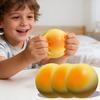 1/2/3Pcs Simulation Butter Bread Squeeze Toy Soft Slow Rising Stress Relief Bread Sensory Toy Decompression Realistic Food Fidget Toy
