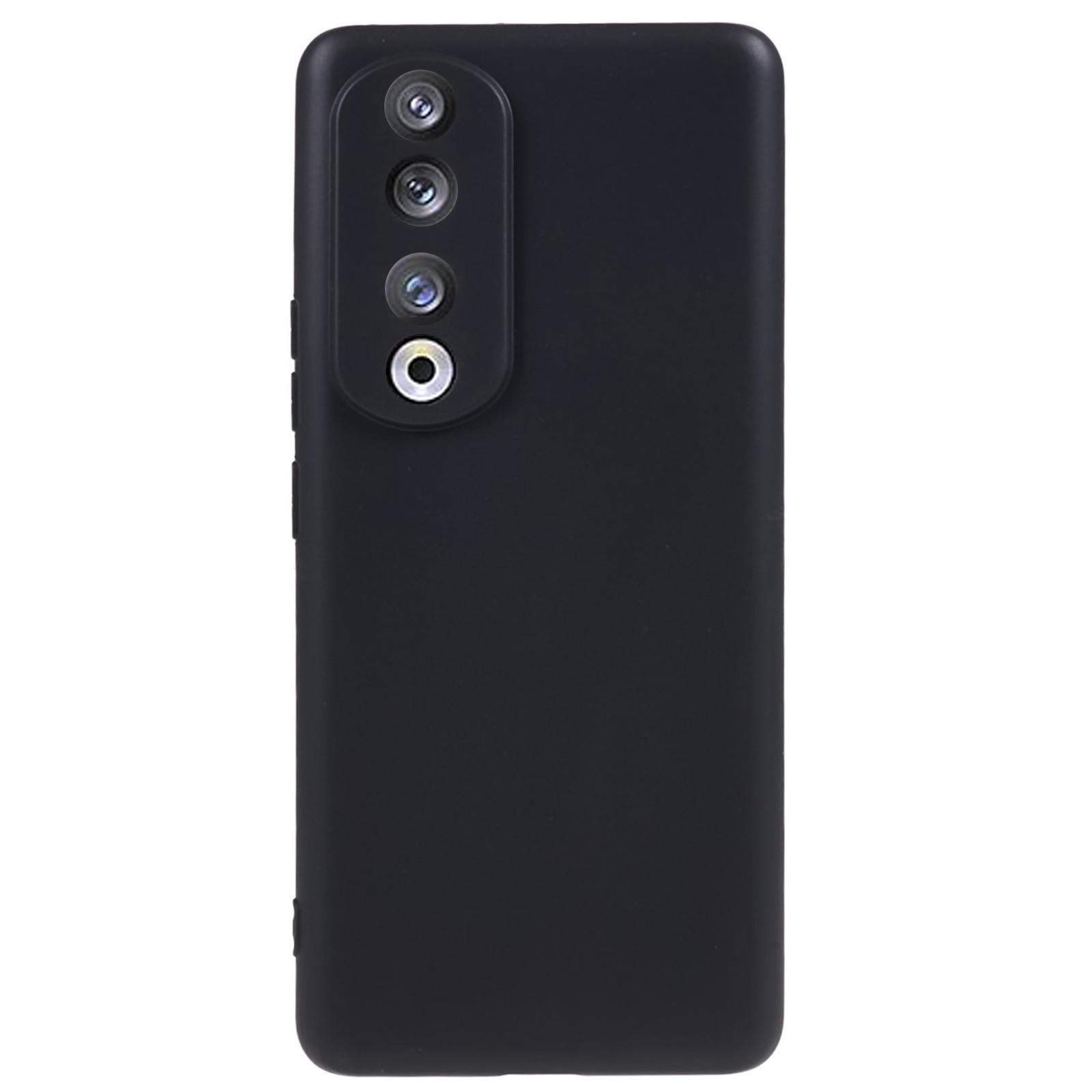 

Чехол для телефона Honor 90 Precise Cutout Candy Color, глянцевый, из ТПУ, мягкий, для задней панели смартфона Black