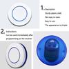 16A Smart DIY Mini Light Switch 433MHz Remote Control Switch Relay Receiver Module 2-Way Control Round Button Wall Panel 85~240V