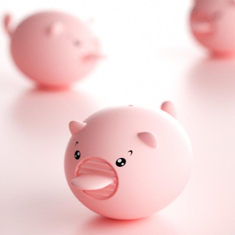 Cute Mini Pig Tongue Licking Toys For Women Clitoral Nipples Anal Stimulation Vibrators Female Masturbation Sex Toys For Couples