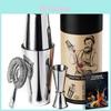Boston 3piece Barware Set Stainless Steel Cocktail Shakers For Professional Mixology