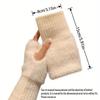 Xiaomi Soft Fluffy Plush Half-finger Gloves Warm Versatile Fingerless Gloves Suitable for Winter Work and Study Gloves