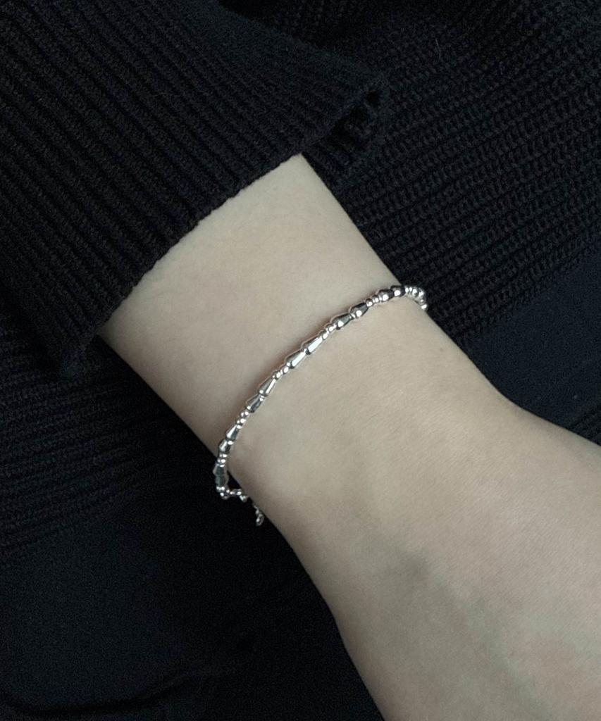 Baradu 925 Solid Bead Bracelet